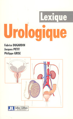 Couverture de l’ouvrage Lexique urologique