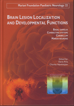 Couverture de l’ouvrage Brain Lesion Localization and Developmental Functions