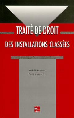Cover of the book Traité de droit des installations classées