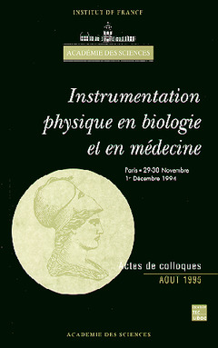 Couverture de l’ouvrage Instrumentation physique en biologie et en médecine