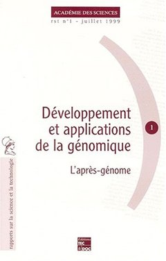 Couverture de l’ouvrage Développement et applications de la génomique