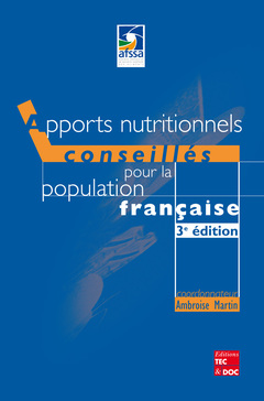 Cover of the book Apports nutritionnels conseillés pour la population française, 3e éd. (retirage 2018)