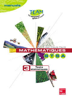 Cover of the book Mathématiques BTSA 3 : Tests statistiques
