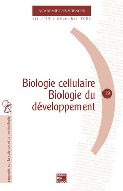 Couverture de l’ouvrage Biologie cellulaire - Biologie du développement 