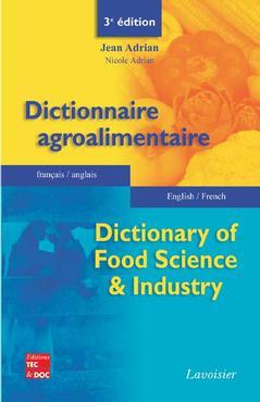 Couverture de l’ouvrage Dictionnaire agroalimentaire français-anglais / English-French