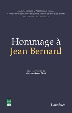 Couverture de l’ouvrage Hommage à Jean Bernard