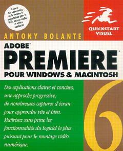 Couverture de l’ouvrage Adobe Première pour Windows et Macintosh (Quickstart)