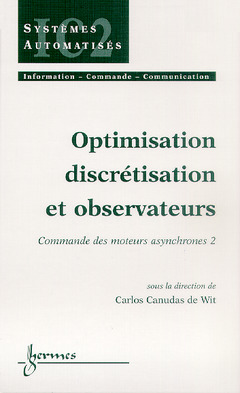 Couverture de l’ouvrage Optimisation discrétisation et observateurs