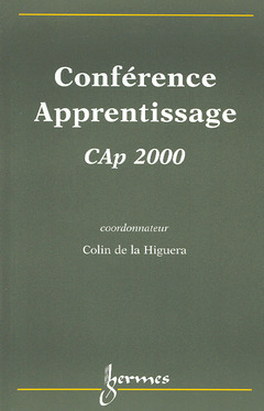 Couverture de l'ouvrage Conférence Apprentissage, CAp 2000