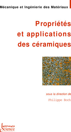 Cover of the book Propriétés et applications des céramiques