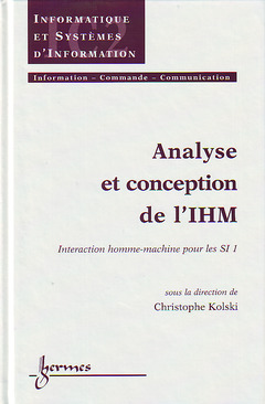 Cover of the book Analyse et conception de l'IHM