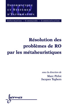 Couverture de l’ouvrage Résolution de problèmes de RO par les métaheuristiques