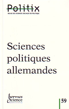 Couverture de l’ouvrage Sciences politiques allemandes (Revue Politix Vol.15 N° 59/2002)