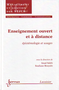 Cover of the book Enseignement ouvert et à distance : épistémologie et usages