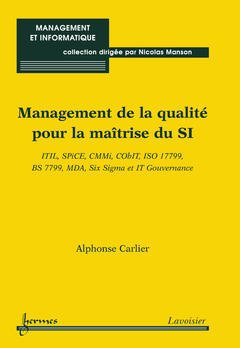 Cover of the book Management de la qualité pour la maîtrise du SI