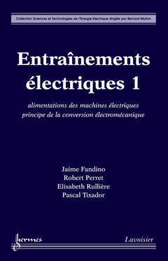 Cover of the book Entraînements électriques 1