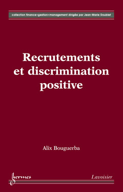 Couverture de l’ouvrage Recrutements et discrimination positive