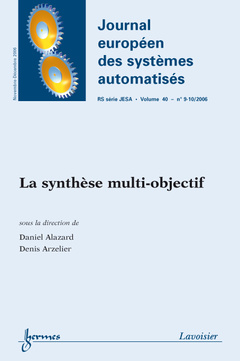 Couverture de l'ouvrage La synthèse multi-objectif (Journal européen des systèmes automatisés RS série JESA Vol. 40 N° 9-10/2006)