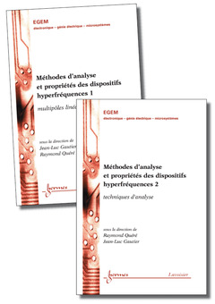 Cover of the book Méthodes d'analyse et propriétés des dispositifs hyperfréquences (les 2 volumes)