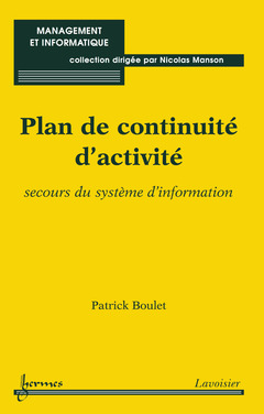 Couverture de l’ouvrage Plan de continuité d'activité