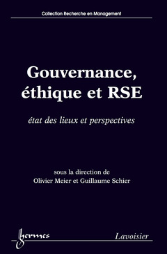 Cover of the book Gouvernance, éthique et RSE