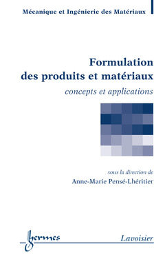 Couverture de l’ouvrage Formulation des produits et matériaux