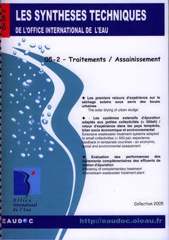 Cover of the book Traitements / Assainissement (Les Synthèses techniques de l'office international de l'eau, EN 05-2)