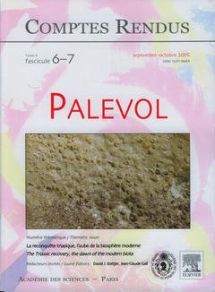 Cover of the book Comptes rendus Académie des sciences, Palevol, tome 4, fasc 6-7, SeptembreOctobre 2005 : la reconquête triasique, l'aube de la biosphère moderne...