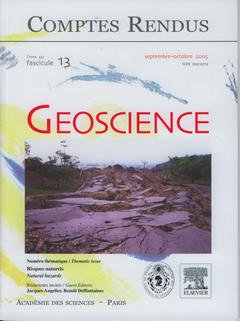Couverture de l’ouvrage Comptes rendus Académie des sciences, Geoscience, tome 337, fasc 13, Septembre Octobre 2005 : risques naturels / Natural hazards