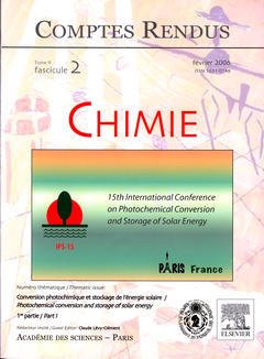 Cover of the book Comptes rendus Académie des sciences, Chimie, tome 9, fasc 2, Février 2006 : conversion photochimique et stockage de l'énergie solaire...(1re partie)