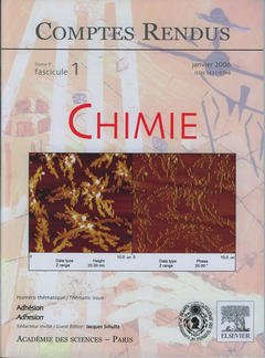 Cover of the book Comptes rendus Académie des sciences, Chimie, tome 9, fasc 1, Janvier 2006 : adhésion / Adhesion