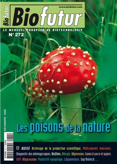 Couverture de l’ouvrage Biofutur N° 272 : les poisons de la nature