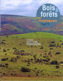 Couverture de l’ouvrage Bois et forêts des tropiques N° 295 1er trimestre 2008 : gestion forestière