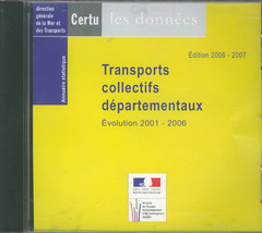 Couverture de l’ouvrage Transports collectifs départementaux Evolution 2001-2006