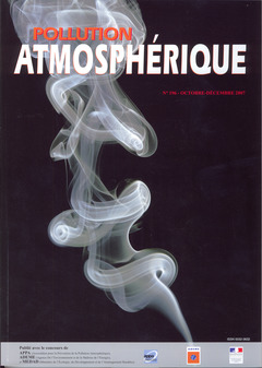 Couverture de l’ouvrage Pollution atmosphérique N° 196 OctobreDécembre 2007