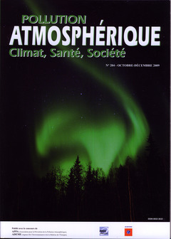 Couverture de l’ouvrage Pollution atmosphérique N° 204 OctobreDécembre 2009 : Climat, Santé, Société