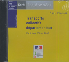 Cover of the book Annuaire statistique Édition 2008-2009 Transports collectifs départementaux Évolution 2003 - 2008 CD-ROM