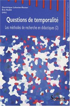 Cover of the book Questions de temporalité