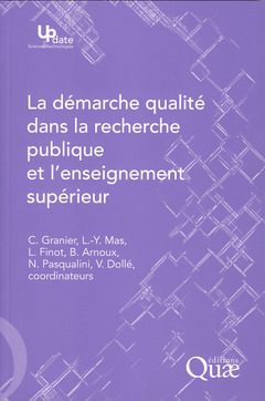 Cover of the book La démarche qualité dans la recherche publique et l'enseignement supérieur
