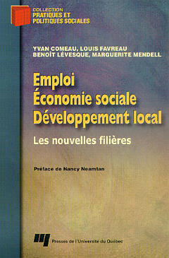Couverture de l’ouvrage Emploi, économie sociale, développement local : les nouvelles filières