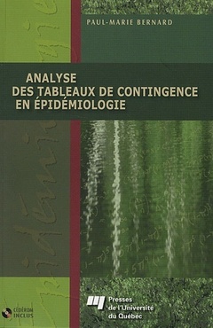 Couverture de l’ouvrage ANALYSE DES TABLEAUX DE CONTINGENCE EN EPIDEMIOLOGIE