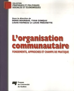 Cover of the book ORGANISATION COMMUNAUTAIRE. FONDEMENTS APPROCHES