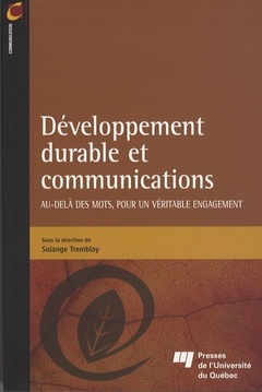 Cover of the book DEVELOPPEMENT DURABLE ET COMMUNICATIONS.AU-DELA DES MOTS POU