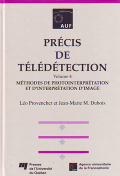 Couverture de l’ouvrage PRECIS DE TELEDETECTION VOLUME 4. METHODES DE PHOTOINTERPR