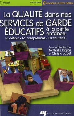 Couverture de l’ouvrage QUALITE DANS NOS SERVICES DE GARDE EDUCATIFS A LA PETITE ENF