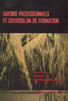 Cover of the book SAVOIRS PROFESSIONNELS ET CURRICULUM DE FORMATION