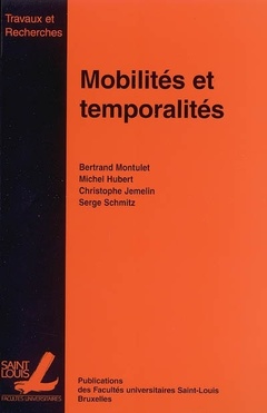 Couverture de l’ouvrage Mobilités et temporalités