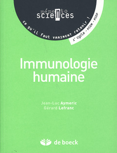 Couverture de l’ouvrage Immunologie humaine