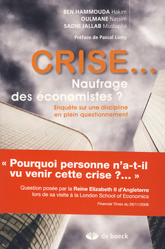 Cover of the book Crise... Naufrage des économistes ?