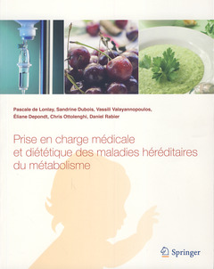 Couverture de l’ouvrage Prise en charge médicale et diététique des maladies héréditaires du métabolisme